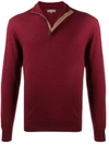 N•PEAL THE REGENT HALF ZIP JUMPER