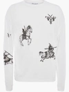 JW ANDERSON CAMELOT PRINT LONG SLEEVES T-SHIRT,15186243