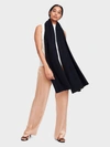White + Warren The Cashmere Travel Wrap In Deep Navy Blue In Black