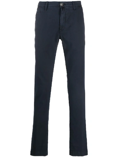 Jacob Cohen Bobby Comfort Slim-fit Chinos In Blue