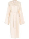 SLEEPER BELTED LINEN dressing gown