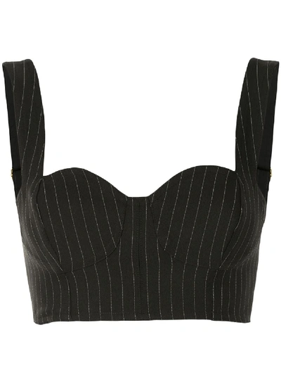 Alice Mccall Heights Bustier Top In Black