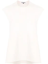 HED MAYNER RIBBED SLEEVELESS JUMPER