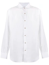 Mazzarelli French Collar Regular Fit Shirt In White