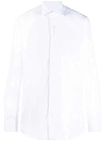 MAZZARELLI PLAIN BUTTONED SHIRT