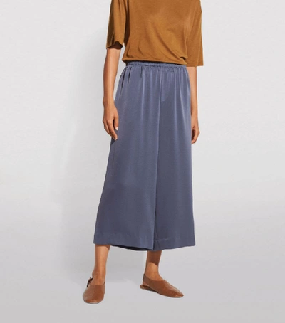 Vince Elasticated Waistband Culottes In Blue