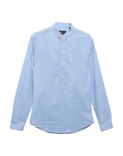 Emporio Armani Shirts In Blue