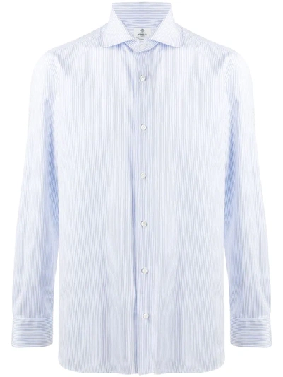 Borrelli Striped-print Cotton Shirt In White
