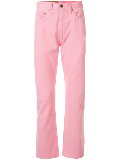 Levi's 505 直筒牛仔裤 In Pink