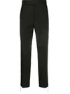 Haider Ackermann Embellished Cropped Trousers In Black