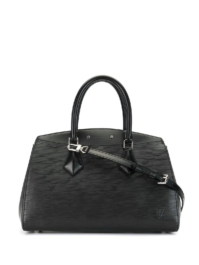 Pre-owned Louis Vuitton Brea Mm 手提包 In Black