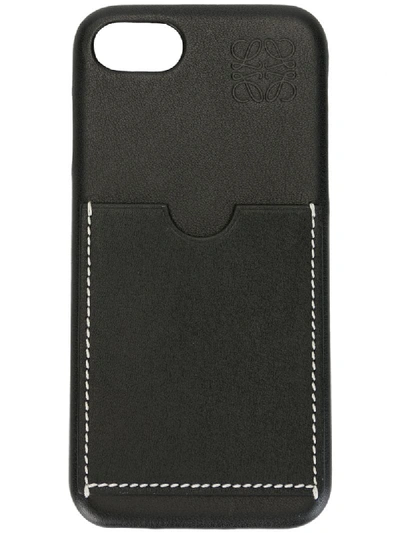 Loewe Iphone 7 & 8 Logo浮雕手机壳 In Black