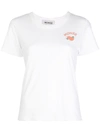 MONSE FITTED ORANGE EMBROIDERED T-SHIRT