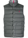 POLO RALPH LAUREN PADDED EMBROIDERED LOGO GILET