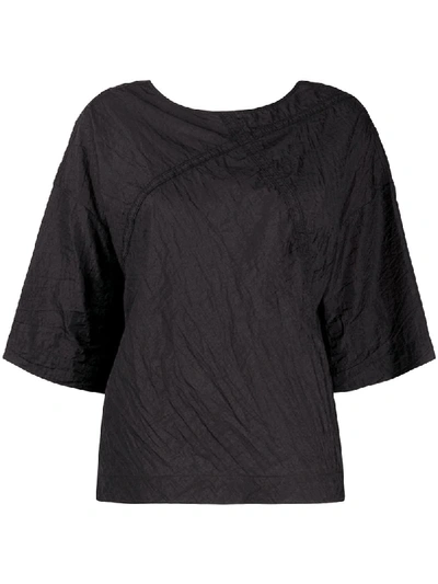 Raeburn Panelled T-shirt In Black