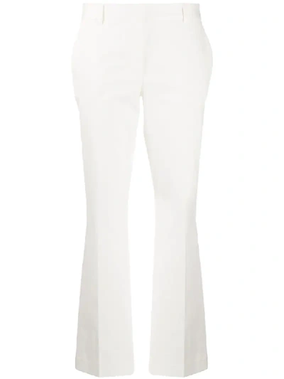 L'autre Chose Slim-fit Trousers In White