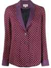 TEMPERLEY LONDON CECILIA GEOMETRIC PRINT BLAZER