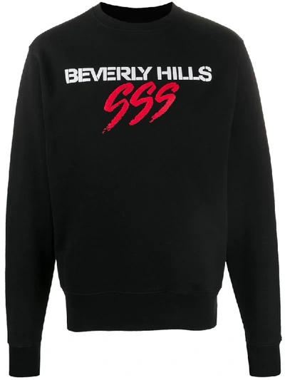 Sss World Corp Beverly Hills Sweatshirt In Black