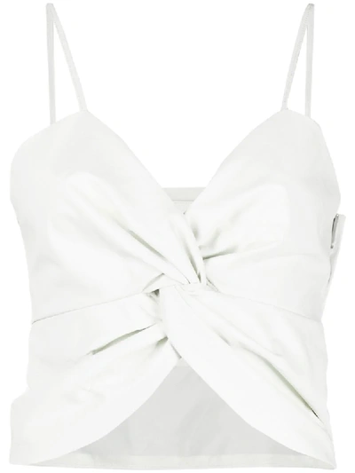 Drome Twist-front Top In White