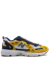 New Balance + Aimé Leon Dore 827 Mesh And Suede Sneakers In Yellow