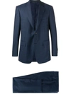 Canali Two-piece Wool Suit In Blue
