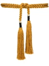 Forte Forte Rope Tie Belt In Gold