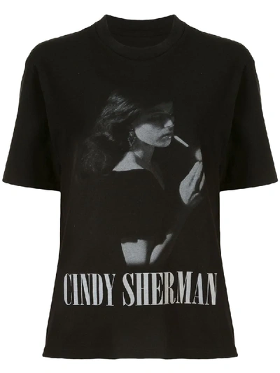 Undercover Cindy Sherman Printed T-shirt In Black