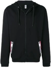 MOSCHINO LOGO TRIM HOODIE