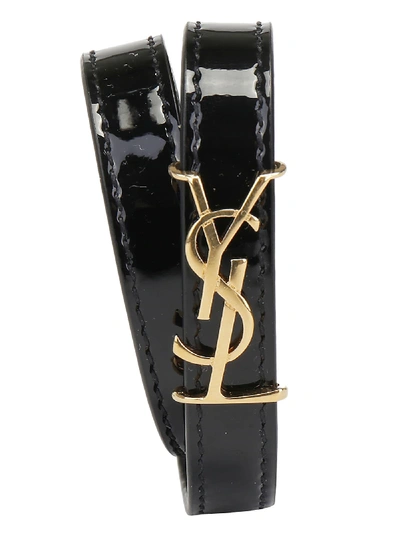 Saint Laurent Bracelet In Black