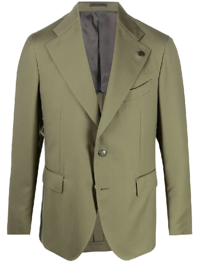 Gabriele Pasini Button Down Suit Jacket In Green