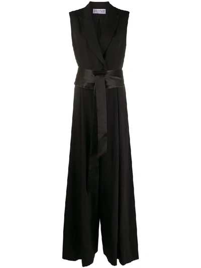 Brunello Cucinelli Sash Belt Jumpsuit In Black