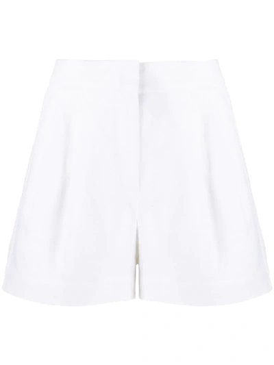 Michael Michael Kors Cotton And Linen Shorts In White