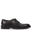 GREEN GEORGE BLACK CALF LEATHER LACE-UP SHOES,3029 MAREMMANERO