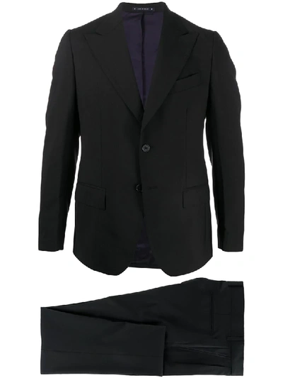 Bagnoli Sartoria Napoli Two Piece Suit In Black