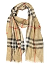 Burberry Vintage Check Cashmere Scarf In Archivebeige