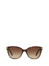 Burberry Icon Stripe Cat-eye Sunglasses In 300213