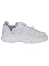 MAISON MARGIELA WHITE LEATHER FUSION SNEAKERS,11195983