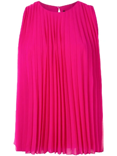 Paule Ka Top Mit Falten In Pink
