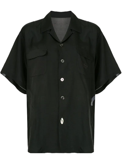 Undercover Graphic Print Short-sleeve Shirt In Black