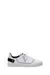 Valentino Backnet Low-top Sneakers In Bianco