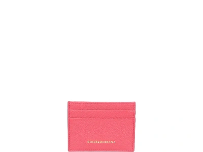 Dolce & Gabbana Card Holder In Rosso