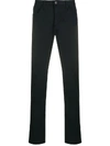Emporio Armani Men's Stretch Cotton Straight Leg Jeans In Blue
