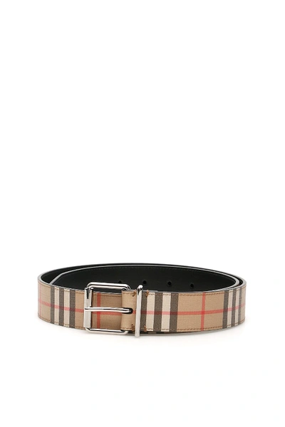 Burberry Louise Belt In Archive Beige/black