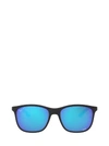 Ray Ban Rb4330ch Chromance Sonnenbrillen Schwarz Fassung Blau Glas Polarisiert 56-17 In 601sa