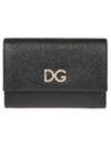 DOLCE & GABBANA LOGO EMBELLISHED CONTINENTAL WALLET,BI0924 AU771 80999