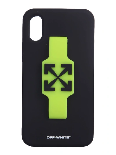 Off-white Iphone Xr Cover In Nero