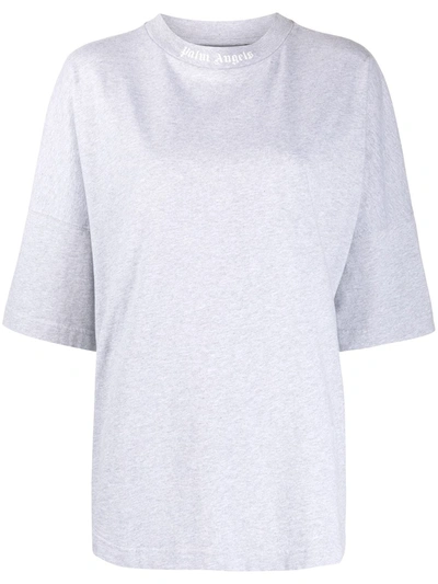 Palm Angels Gray Classic Over T-shirt In Grey