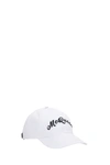 ALEXANDER MCQUEEN HAT WITH EMBROIDERED PRINT,11304025