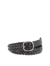 ANDERSON'S LEATHER BRAID BELT,11304903