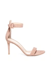 Gianvito Rossi Leather Portofino Sandals 85 In Praline